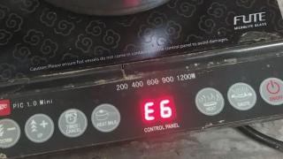 Giải mã lỗi e6 bếp từ: Cảnh báo và hướng dẫn sửa chữa