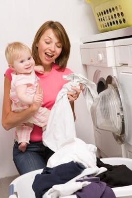 Bí quyết giặt quần áo cho trẻ sơ sinh