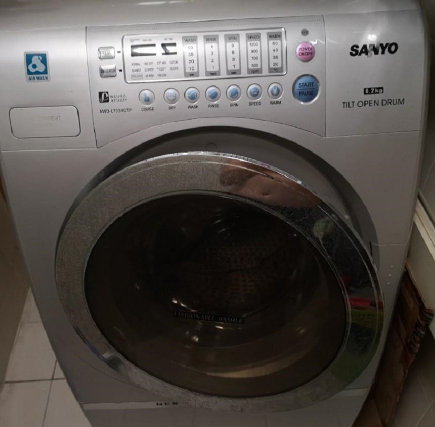 Máy giặt Sanyo gặp phải lỗi về công suất