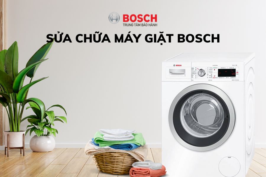 Các bước sửa máy giặt Bosch