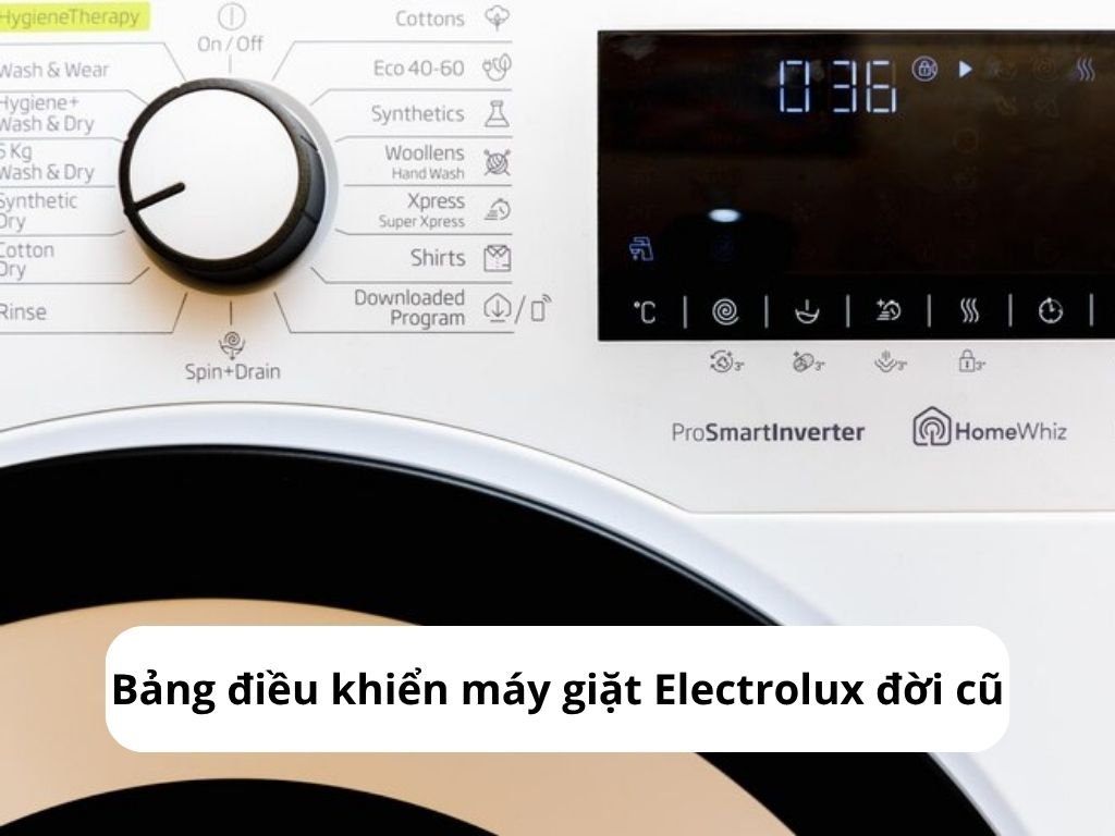 Bảng điều khiển máy giặt Electrolux đời cũ