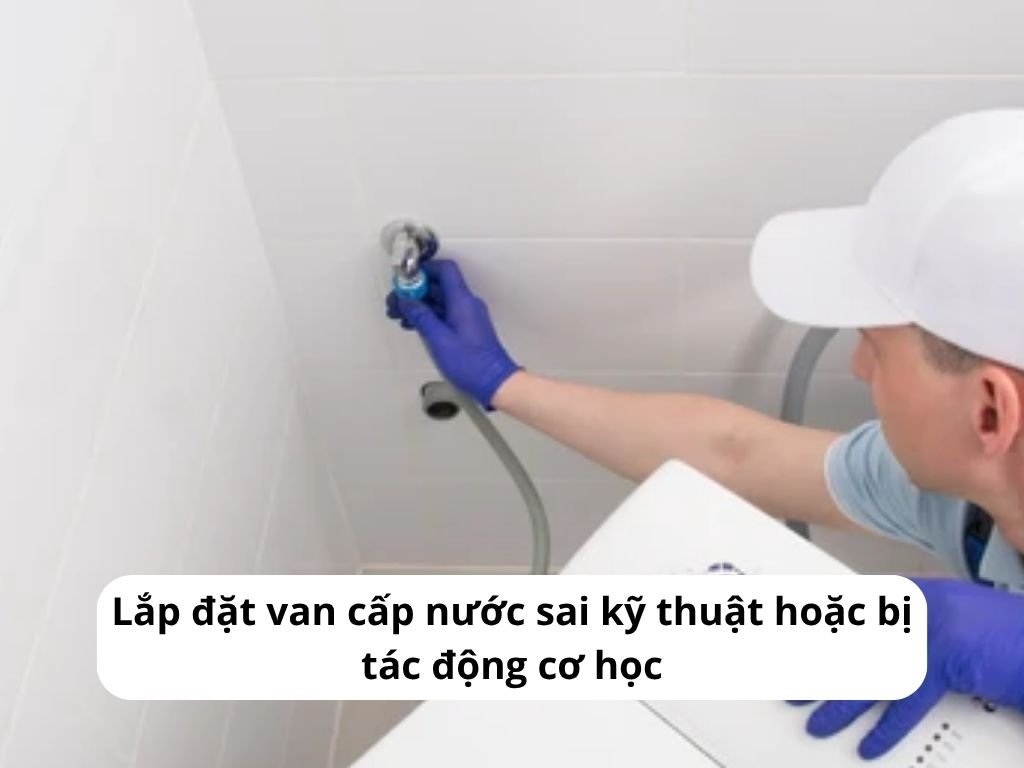 Nguồn nước không đảm bảo khiến van cấp nước hoạt động không ổn định