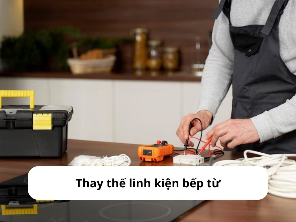 Thay thế linh kiện bếp từ