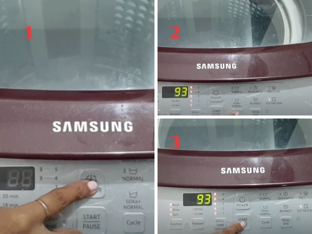 Làm sạch máy giặt Samsung với chế độ Eco Tub Clean