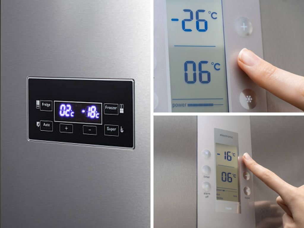 Chỉnh nhiệt độ tủ lạnh Electrolux bằng bảng điều khiển
